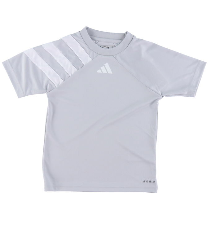 adidas Performance T-shirt - Fortore23 JSY Y - Grå/Hvid