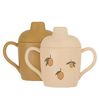 Konges Sløjd Kopper m. Tud - 2-pak - Lemon Konges Sløjd Kopper m. Tud - 2-pak - Lemon