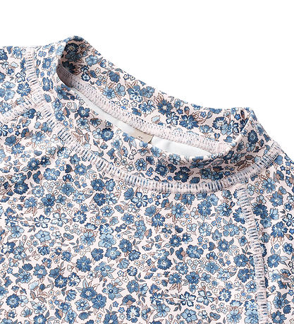 Wheat Badebluse - UV40+ - Jackie - Blue Flower Meadow