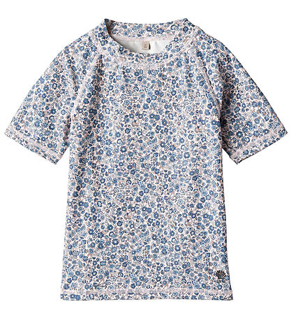 Wheat Badebluse - UV40+ - Jackie - Blue Flower Meadow