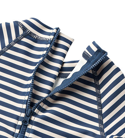 Wheat Badeheldragt - UV40+ - Cas - Indigo Stripe Wheat Badeheldragt - UV40+ - Cas - Indigo Stripe