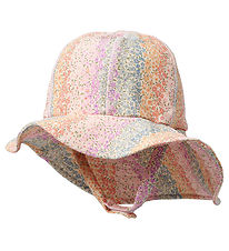 Wheat Badehat - UV40+ - Rainbow Flowers m. Velcro Wheat Badehat - UV40+ - Rainbow Flowers m. Velcro