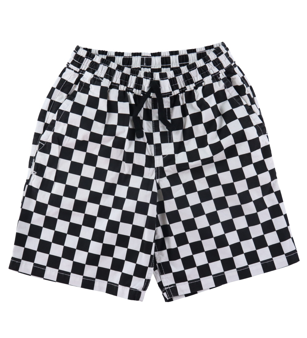 Vans Shorts - Schwarz/Weiß Kariert - Vans - 14-16 Jahre (164-176) - Shorts