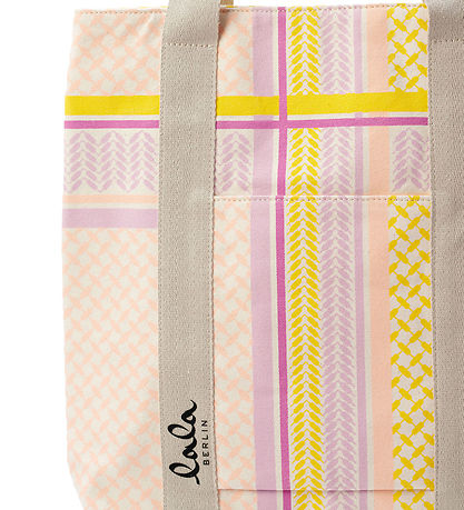 Lala Berlin Shopper - Carmela - Multicolor Pale Pink Lala Berlin Shopper - Carmela - Multicolor Pale Pink