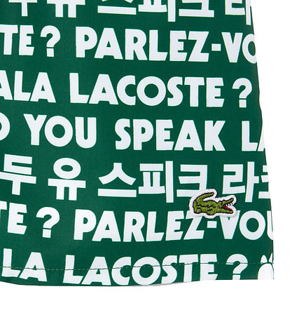 Lacoste Badeshorts - Maillot De Bain - Grøn Lacoste Badeshorts - Maillot De Bain - Grøn