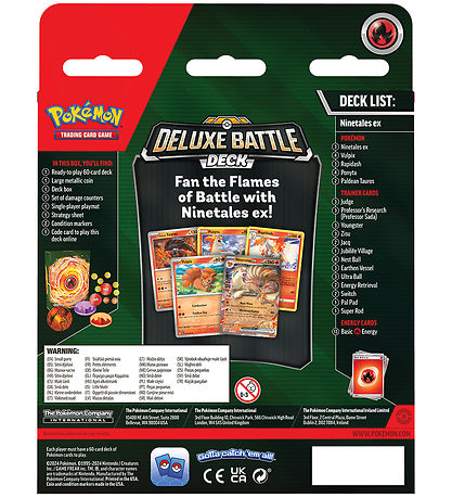 Pokémon Samlekort - Deluxe Battle Deck - Ninetales ex