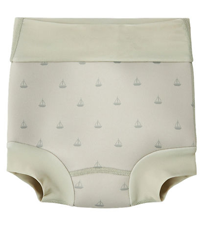 Lil' Atelier Blebadebukser - NbmFero - Moss Gray Lil' Atelier Blebadebukser - NbmFero - Moss Gray