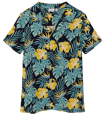 Name It Skjorte - Noos - NkmFerane - Dark Sapphire/Tropical Name It Skjorte - Noos - NkmFerane - Dark Sapphire/Tropical