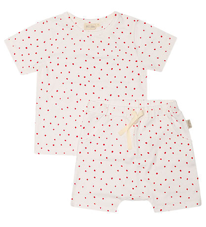 Petit Piao Sæt - T-shirt/Shorts - Bright Red Petit Piao Sæt - T-shirt/Shorts - Bright Red