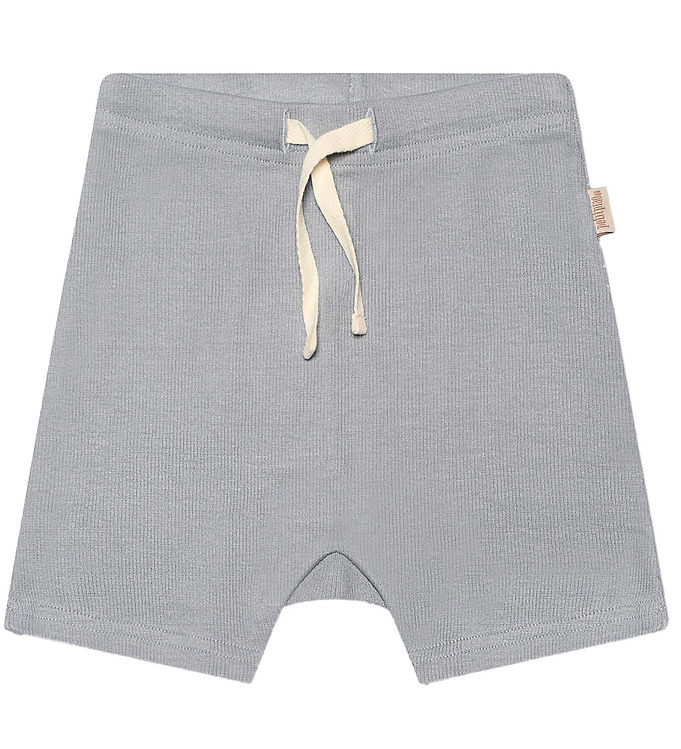Petit Piao Shorts - Rib - Modal - Blue Mist