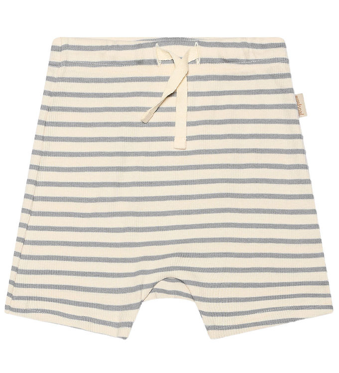 Petit Piao Shorts - Rib - Modal - Blue Mist