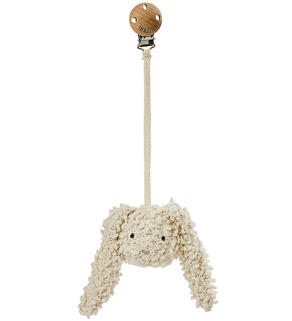 Smallstuff Barnevognsophæng - Kanin - White Boucle Smallstuff Barnevognsophæng - Kanin - White Boucle