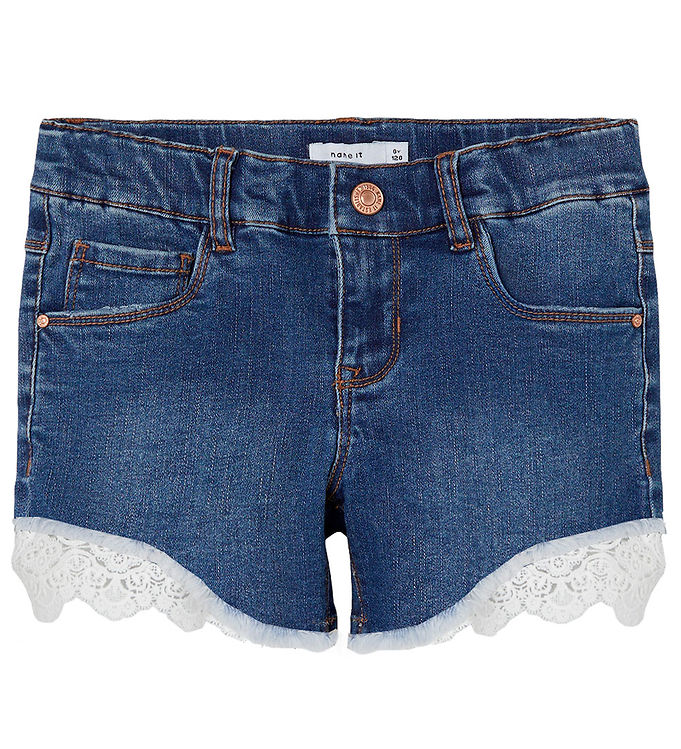 Name It Dark Blue Denim Blonde Shorts - Str. 12y 152cm
