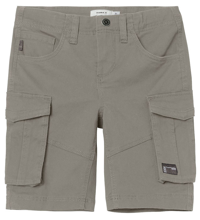 Name It NkmRyan Shorts - Elephant Skin