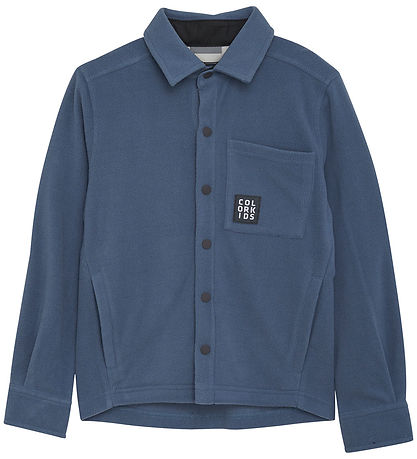 Color Kids Fleecejakke - Vintage Indigo Color Kids Fleecejakke - Vintage Indigo