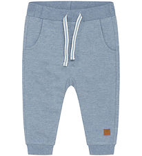 Hust and Claire Sweatpants - HCGeorgey - Blue Fog Melange Hust and Claire Sweatpants - HCGeorgey - Blue Fog Melange
