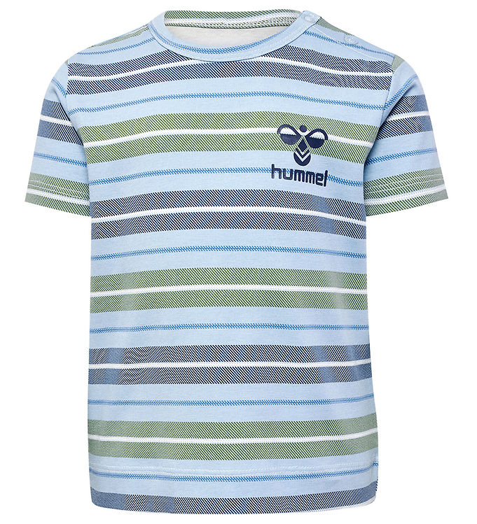 Hummel hmlJan T-shirt - Blue Fog