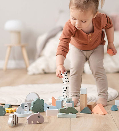 Done by Deer Byggeklodser - 34 stk. - Deer Friends Done by Deer Byggeklodser - 34 stk. - Deer Friends