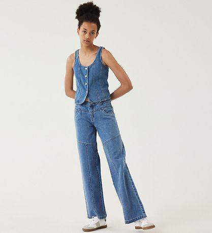 LMTD Jeans - NLfSkatizza - Wide - Medium Blue Denim
