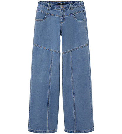 LMTD Jeans - NLfSkatizza - Wide - Medium Blue Denim