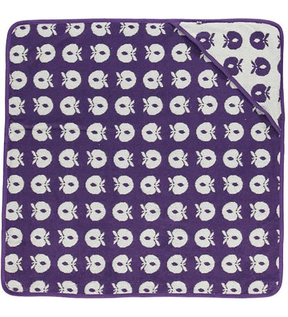 Småfolk Babyhåndklæde - 70x70 - Purple Heart