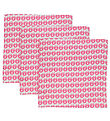 Småfolk Stofbleer - 3-pak - 79x79 - Carmine