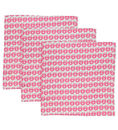 Småfolk Stofbleer - 3-pak - 79x79 - Carmine Småfolk Stofbleer - 3-pak - 79x79 - Carmine