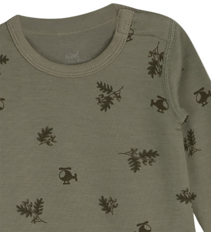 Hust and Claire Body l/æ - Uld/Bambus - Baloo-HC - Khaki Hust and Claire Body l/æ - Uld/Bambus - Baloo-HC - Khaki