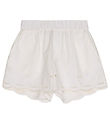 Stella McCartney Kids Shorts - Ivory m. Hulmønster Stella McCartney Kids Shorts - Ivory m. Hulmønster