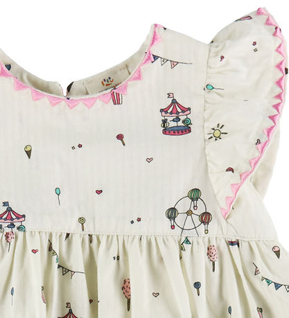 Copenhagen Colors Kjole - Cream Tivoli Print Copenhagen Colors Kjole - Cream Tivoli Print