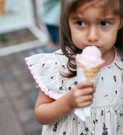 Copenhagen Colors Kjole - Cream Tivoli Print Copenhagen Colors Kjole - Cream Tivoli Print