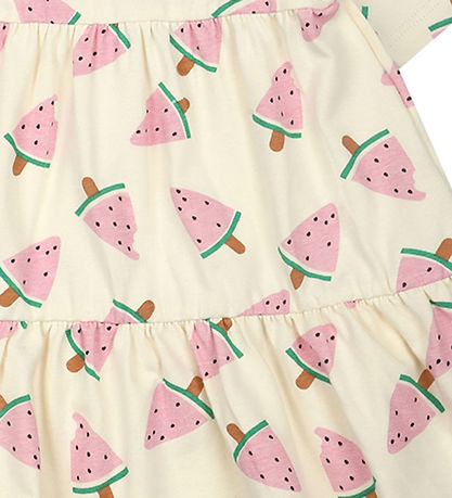 The New Siblings Kjole - TnsKaya - White Swan Watermelon The New Siblings Kjole - TnsKaya - White Swan Watermelon