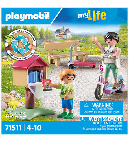 Playmobil My Life - Book exchange Lining Bookworms - 71511 - 25 