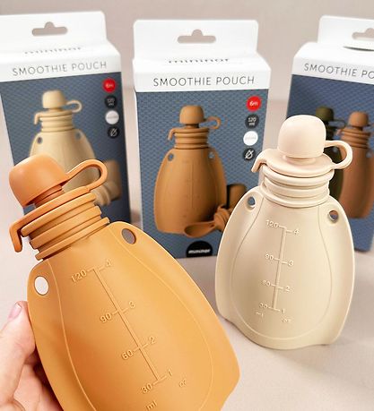 Mininor Smoothieposer - 2-pak - Silikone - 120 ml - Beige/Mat Ro