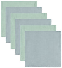 Mininor Stofbleer - 70x70 cm - 6-pak - Grey Seal/Willowgreen