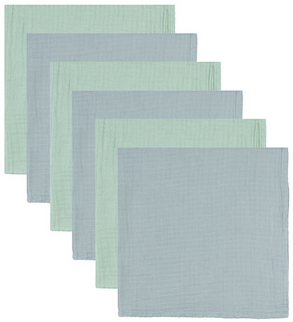 Mininor Stofbleer - 70x70 cm - 6-pak - Grey Seal/Willowgreen