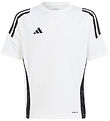 adidas Performance T-shirt - Tiro 24 - Hvid/Sort adidas Performance T-shirt - Tiro 24 - Hvid/Sort