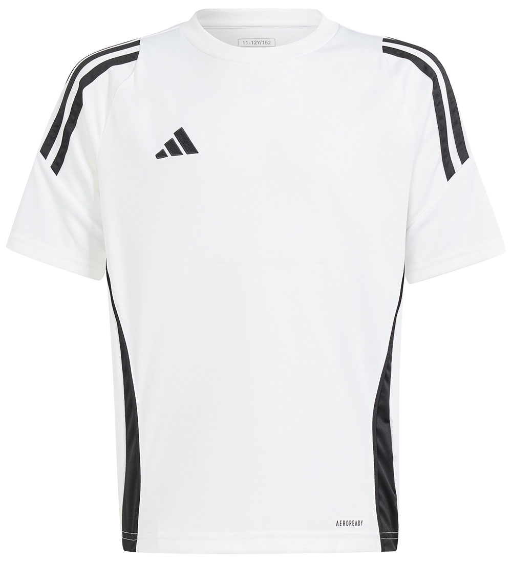 adidas Performance T-Shirt - Tiro 24 - Weiß/Schwarz - adidas Performance - 12 Jahre (152) - T-Shirts
