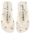 Sofie Schnoor Klipklapper - Off White AOP Cherry Sofie Schnoor Klipklapper - Off White AOP Cherry
