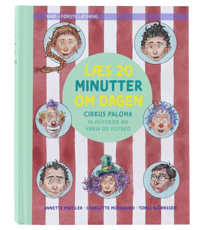 Gads Forlag Bog - Læs 20 Minutter Om Dagen - Cirkus Paloma - Dan