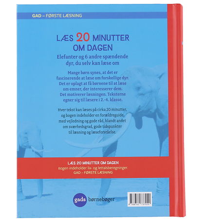 Gads Forlag Bog - Læs 20 Minutter Om Dagen - Elefanter - Dansk Gads Forlag Bog - Læs 20 Minutter Om Dagen - Elefanter - Dansk