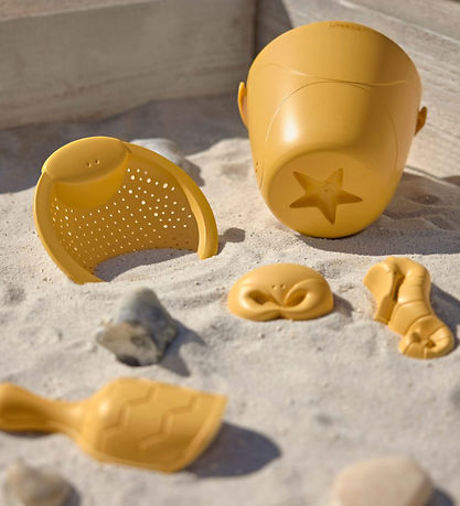 Lässig Strandsæt - 5 Dele - Water Friends - Gul