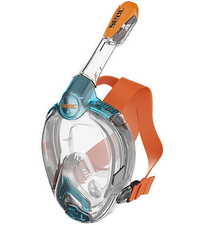 Seac Schnorchelmaske - Libera Junior - Aquamarin/Orange