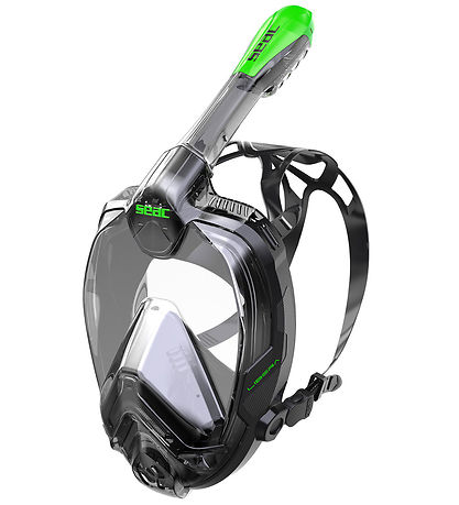 Seac Snorkelmaske - Libera S/M - Sort/Lime Seac Snorkelmaske - Libera S/M - Sort/Lime