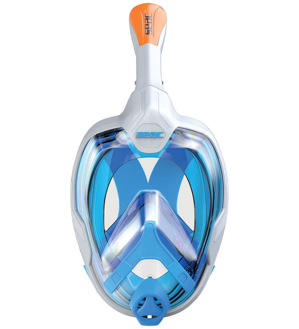 Seac Schnorchelmaske - Magica L/XL - Weiß/Orange - Seac - One Size - Tauchermasken
