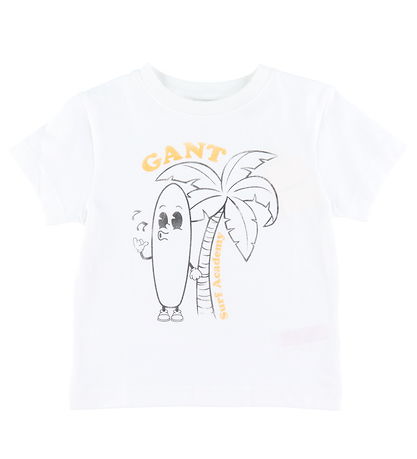 GANT T-shirt - Surf Academy - Hvid GANT T-shirt - Surf Academy - Hvid