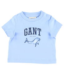 GANT T-shirt - Whale Print - Shade Blue GANT T-shirt - Whale Print - Shade Blue