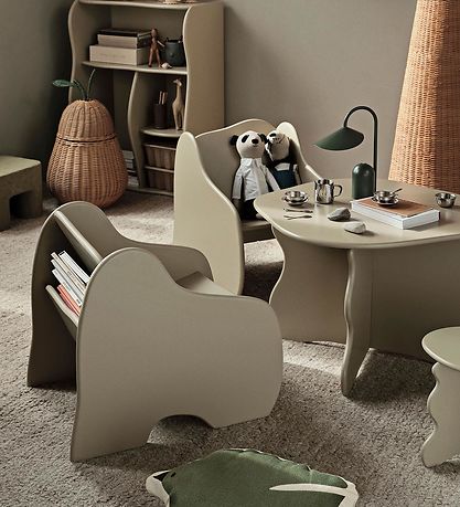 Ferm Living Lounge Stol - Slope - 44x59x55 cm - Cashmere Ferm Living Lounge Stol - Slope - 44x59x55 cm - Cashmere