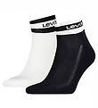 Levis Ankelstrømper - 2-pak - Sort/Hvid Levis Ankelstrømper - 2-pak - Sort/Hvid