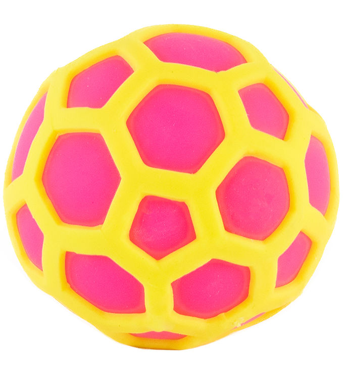 Keycraft Legetøj - Atomic Squeeze Ball - Gul/Pink